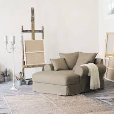 Meridienne En Coton Taupe With Images Dreamy Bedrooms Home Decor Chaise Longue