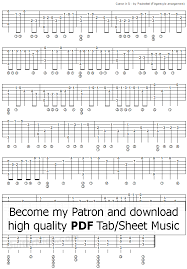 Canon In D By Pachelbel In 2019 Fingerstyle Guitar