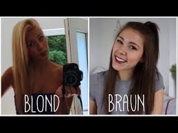 Haare kolorieren von blond zu realistisch schwarzhaarig. Blond Oder Braun Meine Haargeschichte Erfahrungen Und Meinung Youtube