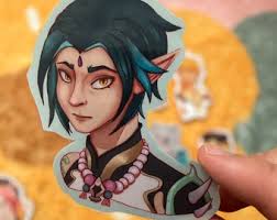 Genshin Impact Character Portraits Stickers