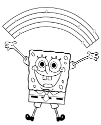 Spongebob is the right character to be colored by your children. Simple Spongebob Coloring Pages For Kids
