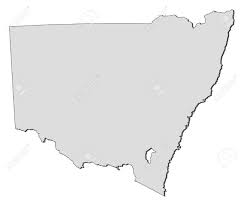 The map is also stretched to get a 7:4 width/height ratio instead of the 2:1 of the hammer. Map Of New South Wales A State Of Australia Royalty Free Cliparts Vectors And Stock Illustration Image 14415040