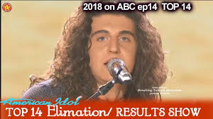 Cade Foehner sings Bright Lights Victory Song Top 10 American Idol 2018 Top  14 Results Show