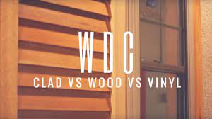 Many vinyl manufacturers offer a wood grain technology or veneer, making the vinyl's look like wood. Window Design Center Clad Windows Vs Wood Windows Vs Vinyl Windows Youtube