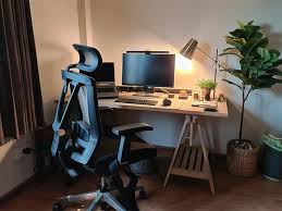 Complete ergonomic home setup with office chair desk and supportive bedroom furniture in Mauritius