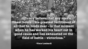 Greatest Vince Lombardi Quotes