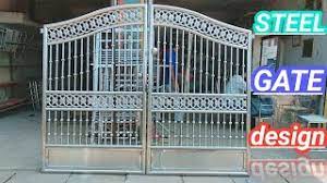 A wide variety of stainless steel gates design options are available to you, such as swing, sliding, and retractable. Gate 100 Gate Design For Home Stainless Steel Modular Gate Designs Youtube