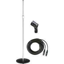 Atlas Sound Ms12c Chrome Round Base Mic Stand Kit Walmart Com Walmart Com