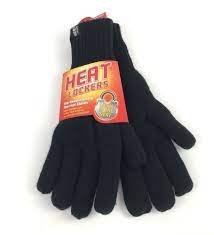 Heat Lockers Ladies Thermal Gloves One Size Black Faux Fur Lining New Fashion Clothing Shoes Accessories Womensaccessor Gloves Mens Gloves Mitten Gloves