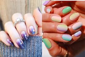Ombre nails create the illusion of change in shades and colors. A5vbhvmg1ihelm