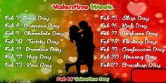 Valentine week starts on the 7 february. 9 Best February Special Days Ideas February Special Days Propose Day Day List