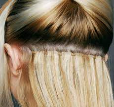 Beaded Weft Klix Hair Extensions Tape In Hair Extensions Hair Extensions Before And After