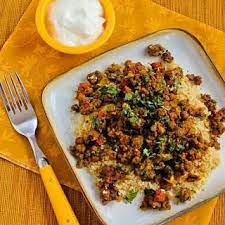 Middle Eastern Spicy Ground Beef With Baharat Seasoning Mint And Cilantro Recipe Yummly Recipe Cilantro Recipes Middle Eastern Recipes Ground Beef Recipes