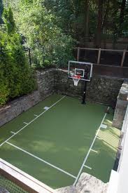 Basketball Barrier Nets With Traditional Pool Also Balcony Basketball Hoop Beautiful Poo Basketball Court Backyard Outdoor Basketball Court Backyard Basketball