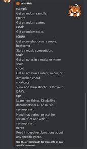 Make sure to comment any suggestion for an upcoming video. I M Making A Discord Bot Just For Music Producers Any Feature Ideas Here Are All Of The Current Commands Fl Studio