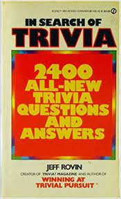 Do you know the secrets of sewing? In Search Of Trivia 2400 All New Trivia Questions And Answers Rovin Jeff 9780451133137 Amazon Com Books