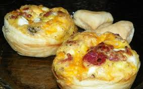 Mini Bacon Egg Pies Recipe Recipezazz Com Egg And Bacon Pie Bacon Pie Egg Pie