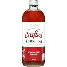 Mojo Kombucha Strawberry Hibiscus 450ml Woolworths Kombucha Bottles Kombucha Brands Kombucha Labels