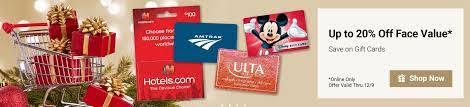 Save up to 20% off gc purchases. Expired 20 Off Amtrak Gift Cards 15 Off Hotels Com More At Bjs Wholesale