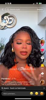 How to do bob French curl braids?