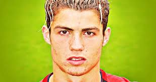 He flicks the ball over, pretends he is going to catch. Young Ronaldo The Spaghetti Haired Waif Who Brought Old Trafford To Its Feet Joe Co Uk