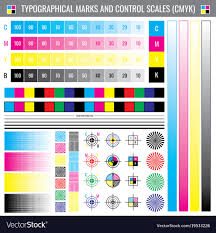 calibration printing crop marks cmyk color test