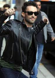 Pin By Harman Gill On Adam Levine Adam Levine Adam Levine Haircut Leather Jacket