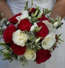 Historic yet modern, unique and classic, central library offers a setting as unforgettable as your wedding itself. Crimson And Cream Bridal Bouquet In Indianapolis In Shadeland Flower Shop