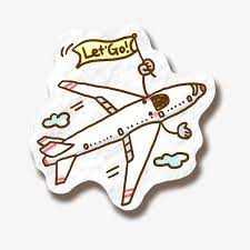 Cartoon Travel Icons Cartoon Airplane Travel Icon Travel Clipart