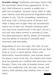 Scorpio Rising Scorpio Ascendant Astrology Numerology Scorpio