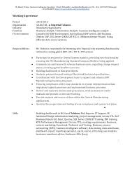 business intelligence consultant resume