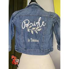 It was altered around 1620. Patch12 Flower Girl Denim Jacket Bride In Training Custom Embroidered Denim Jacket Wedding