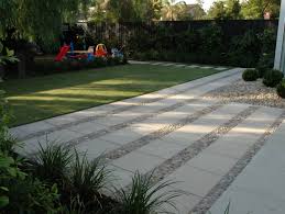 Eco Outdoor Eggshell Pebbles Laid In Situ Between Concrete Pavers Eco Outdoor Pebbles Livelifeoutdoors Out Outdoor Paving Garden Paving Outdoor Flooring