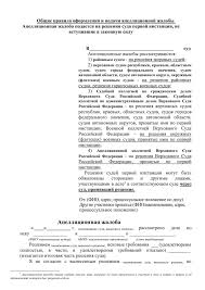 Apellyacionnaya Zhaloba Obrazec