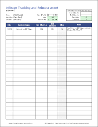 Free Mileage Tracking Log And Mileage Reimbursement Form