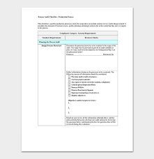It's easy to create and modify and it could save you from serious mistakes. Process Checklist Template 20 Editable Checklists Excel Word Pdf