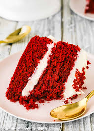 Substitute the water with equal parts milk, or in the case of red velvet cake, buttermilk. Eggless Red Velvet Cake Mommy S Home Cooking