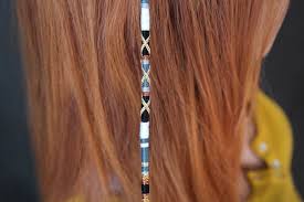 All you need is hair long enough to braid, embroidery floss, and an elastic band. Hair Braid In Shades Of Grey Etsy In 2020 Hair Wraps Hair Braid Wrap Thread Hair Wraps