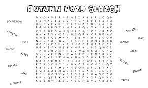 Image Result For Word Search Grade 7 Fall Words Kids Word Search Fall Word Search