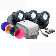 Pondmaster Submersible Halogen 3 Pond Light Kit