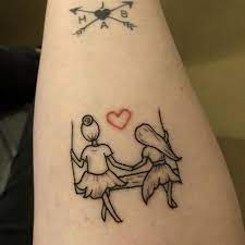 New Tattoo Alphaflamingo And I Got Matching Sister Tattoos I Love It Tattoo Sisters Ink No2 Matching L Matching Sister Tattoos Tattoos Sister Tattoos