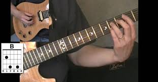 b major guitar chord video lesson b chord charts