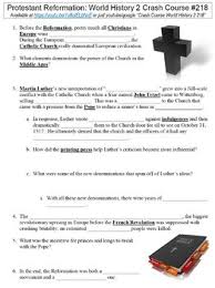 Protestant Reformation Worksheet Worksheet Fun And Printable