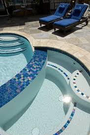 Lightstreams Glass Tile Pool Step Tile Marker Examples Pool Tile Glass Pool Tile Pool Steps