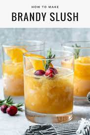 Brandy Slush Easy Make Ahead Simply Whisked Recipe Slush Recipes Brandy Slush Holiday Recipes Drinks