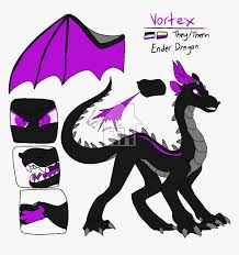 The dragon is red and breathes fire. Minecraft Ender Dragon Cat Hd Png Download Kindpng