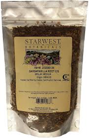 Sarsaparilla has been traditionally used for treating syphilis, leprosy, and psoriasis; Amazon Com Sarsaparilla Root Cut And Sifted Mex Wildcrafted Smilax Medica 4 Ounce Health Personal Care