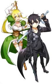 Sword Art Online Leafa Kirito By Abec Sword Art Sword Art Online Wallpaper Sword Art Online