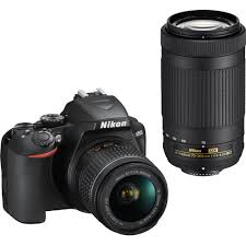 Nikon D3500 Dslr Camera With 18 55mm And 70 300mm Lenses