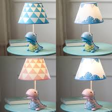 Kids Tyrannosaurus Rex Desk Lamp Tapered Shade Dimmable Reading Light For Boy Bedroom Beautifulhalo Com